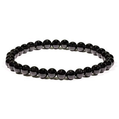 Black Obsidian Natural Stone Bracelet 