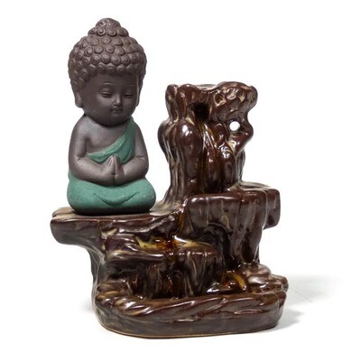 Buddha backflow incense cone burner 