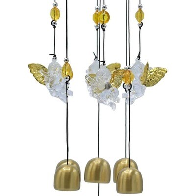 Wind chime with five Angels Decoration - Peace 