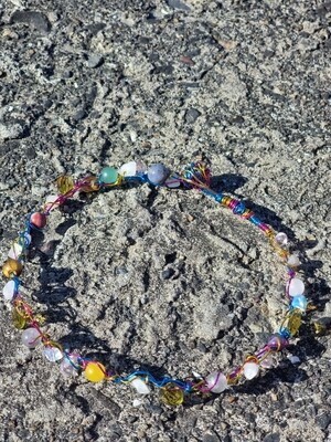 Chakra Crystal Multicolour Wirewrapped Choker Necklace 