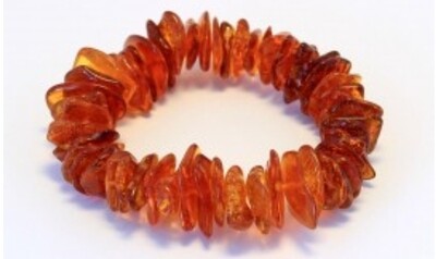 Amber Bracelet Elastic (Natural Certified Amber)
