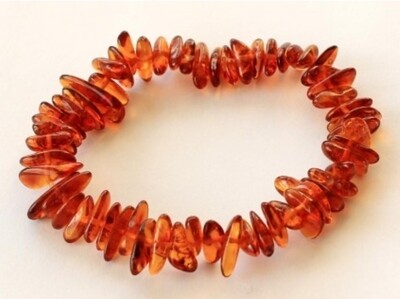 Amber bracelet Elastic (Natural, Certified)