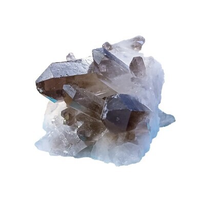 Smokey Quartz Cluster Points Large