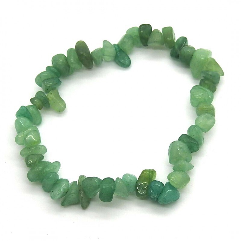 Aventurine Crystal Healing Chip Bracelet A Grade 