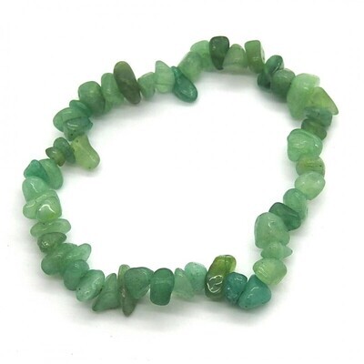 Aventurine Crystal Healing Chip Bracelet A Grade 