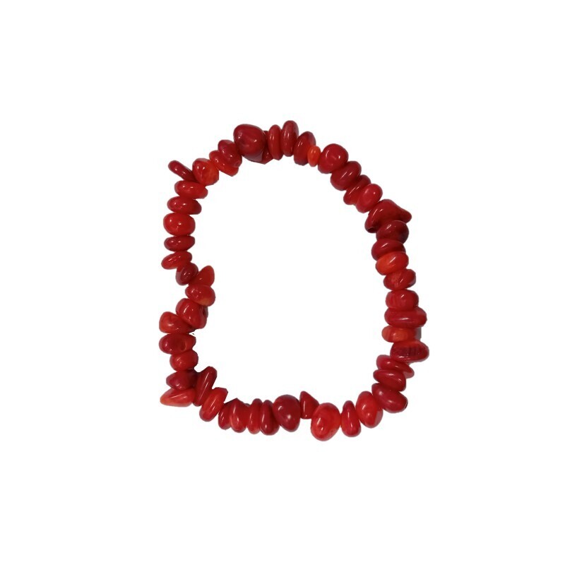 Red Jasper Crystal Bracelet - Grounding, Passion, and Protection.