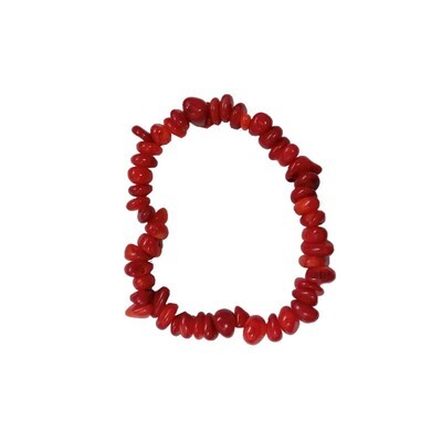 Red Jasper Crystal Bracelet - Grounding, Passion, and Protection.