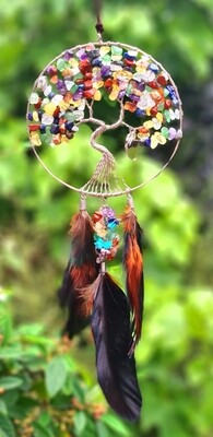 TREE OF LIFE GEMSTONE DREAMCATCHER CHAKRA