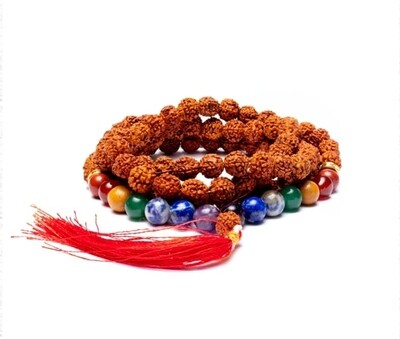 Mala chakra Rudraksha 108 beads Emotional balance 