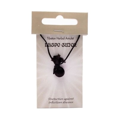 Tibetan Guardian Amulet Nagpo Gujor Pendant 