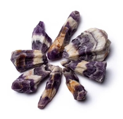 Raw Chevron Amethyst