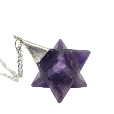 Merkaba Silver Pendant Necklace