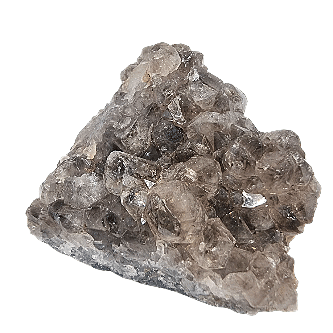 Rough Smoky Quartz Druzy Crystal - Emotional Balance