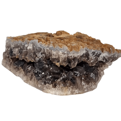 Smoky Quartz Druzy Crystal Rough - Emotional Balance