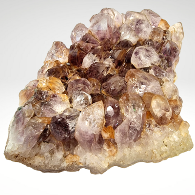 Rough Smoky Quartz with Amethyst infusion Druzy Crystal Rare  - Emotional Balance 