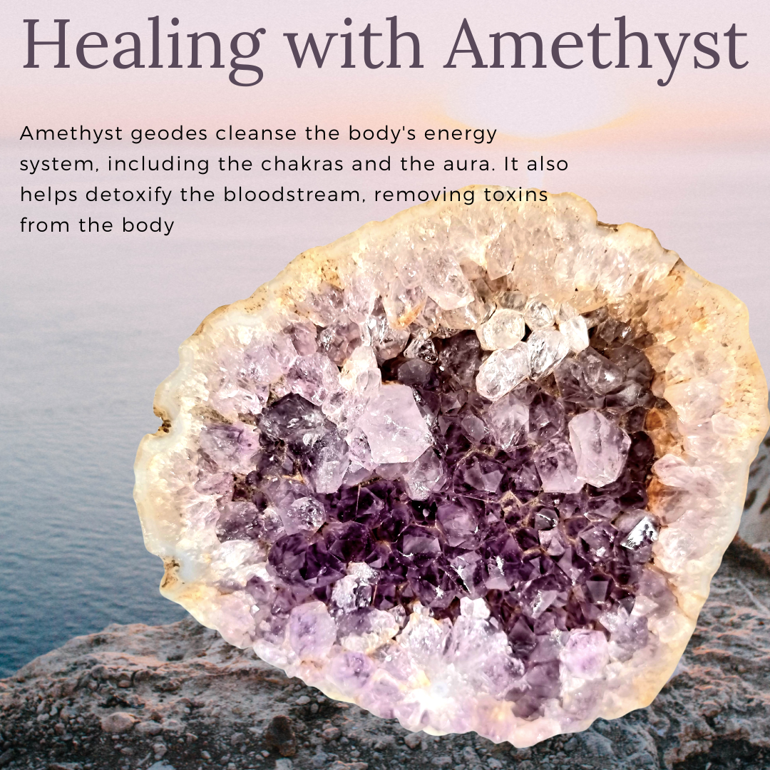Amethyst Crystal Druze Cluster A Grade
