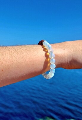Opalite Bead Bracelet Chakra Elastic 8mm