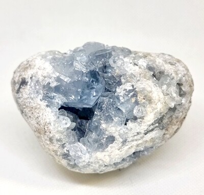 Celestite Cluster Crystal L - Inner Peace &amp; Mind