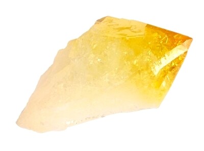 Raw Citrine Crystal Point - Joy, Willpower, Success &amp; Happiness