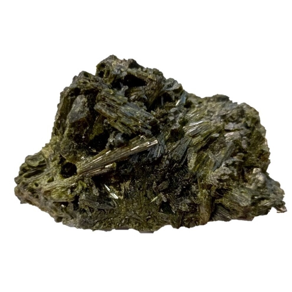 Epidote Specimen Rough Mineral Crystal 