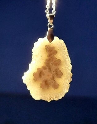 White Stalactite Stainless Steel Necklace - Inner Peace &amp; Mind 