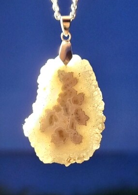 White Stalactite Stainless Steel Necklace - Inner Peace &amp; Mind 