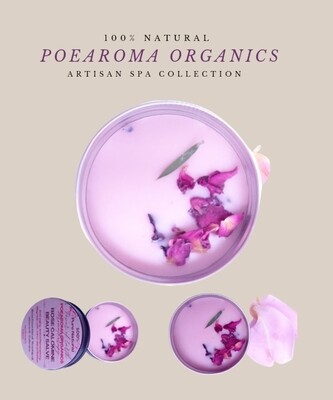 Rose Magnolia Calomine Aromatherapy Balm Organic - Uplifting Mood enhancing 