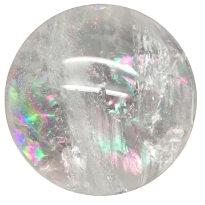 Sphere Clear Rock Quartz Crystal Ball Large +- 95mm