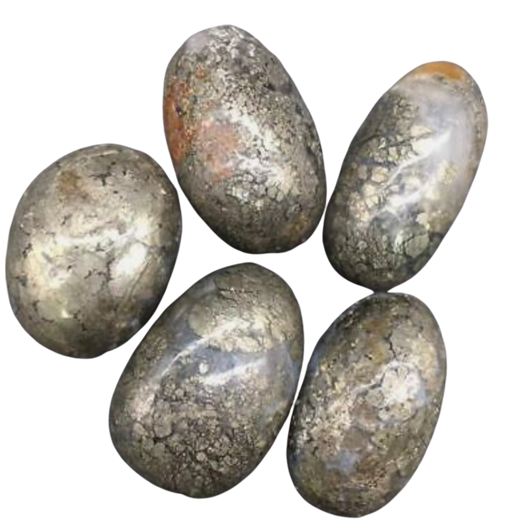 Marcasite tumbled crystal 