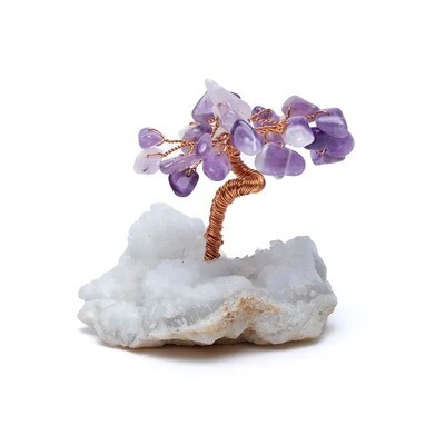 Tree  of Life Amethyst Crystal 