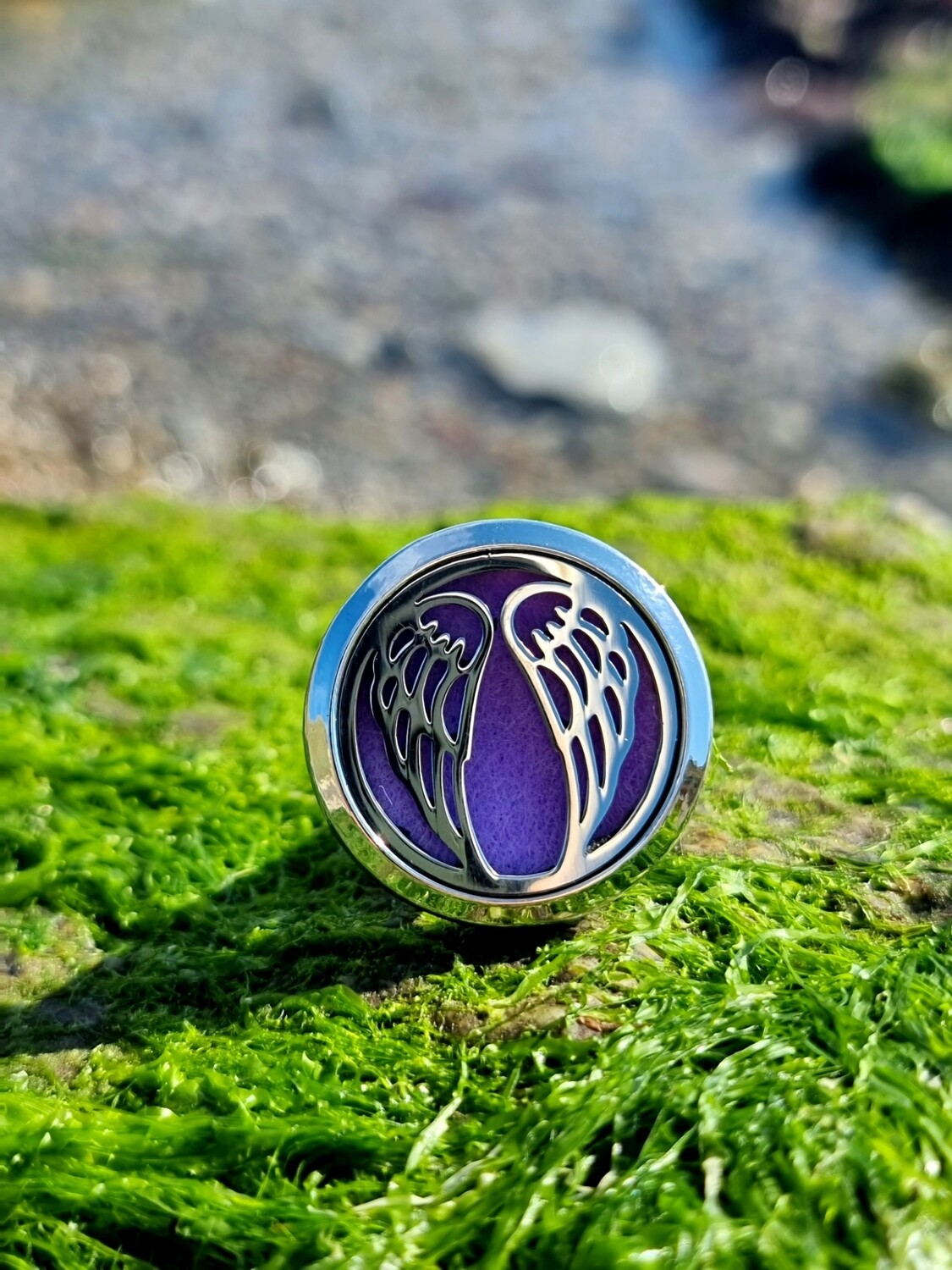 Car Stainless Steel Angel Wings Aromatherapy Kit