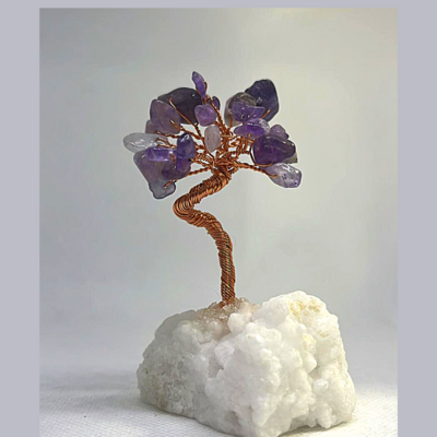 Tree  of Life Amethyst Crystal 