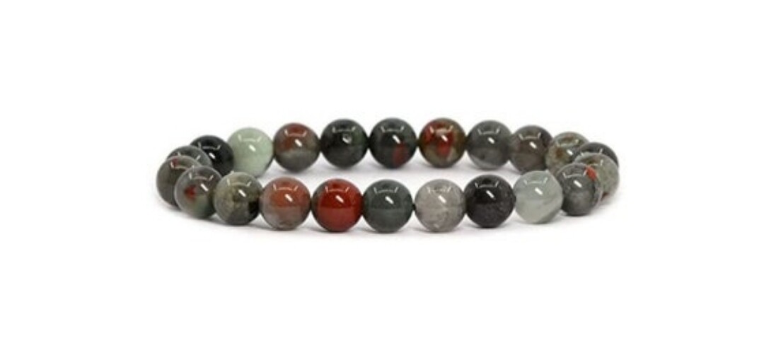 Bloodstone crystal (Heliotrope) Bracelet 