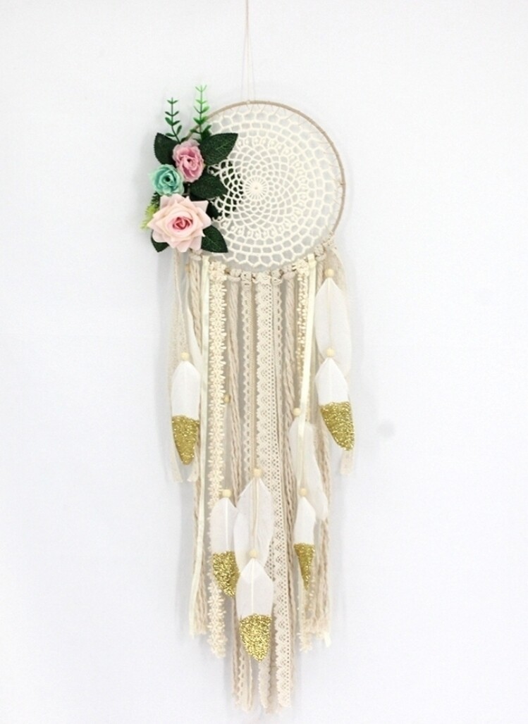 DREAMCATCHER HANDMADE FLORAL LARGE 
