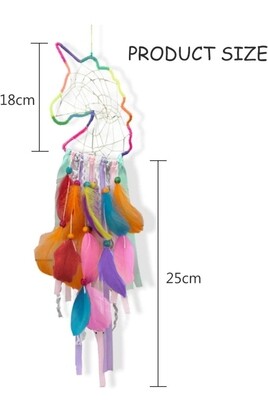 DREAMCATCHER UNICORN RAINBOW MULTICOLOUR 