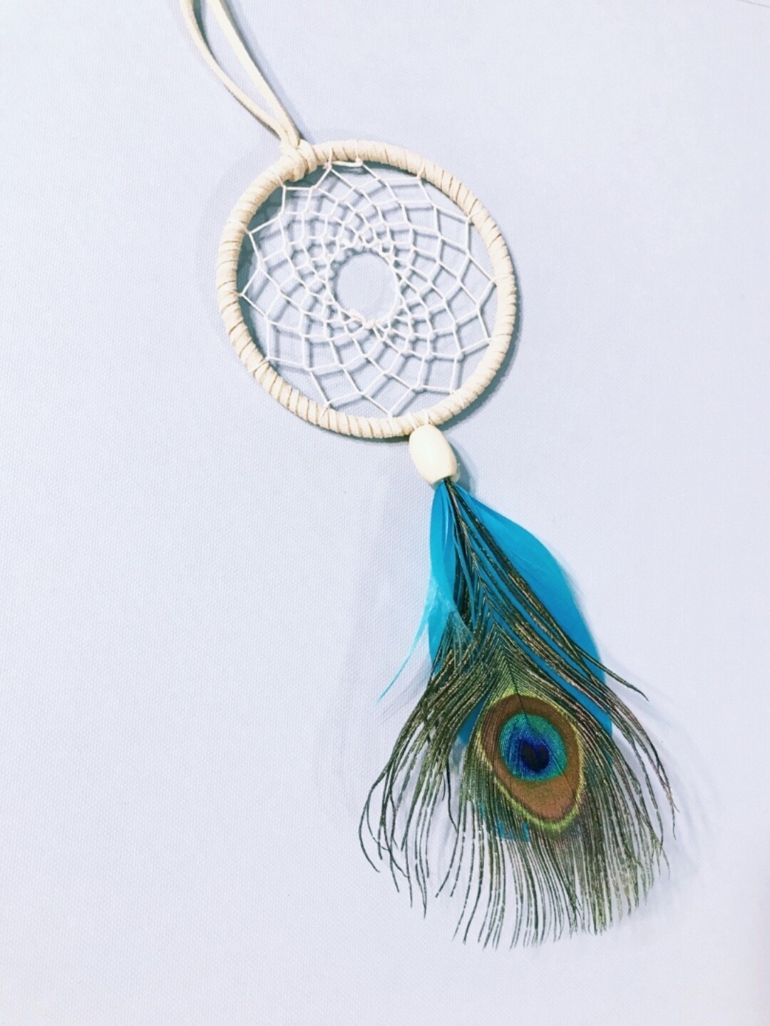 PEACKOCK BLUE DREAMCATCHER 