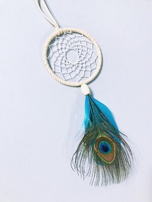 PEACKOCK BLUE DREAMCATCHER 