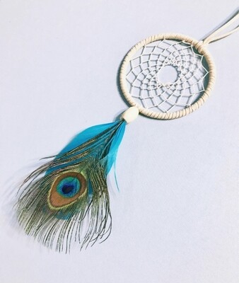 PEACKOCK BLUE DREAMCATCHER 