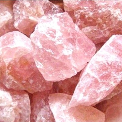 Rose Quartz Crystal Rough - Unconditional Love 