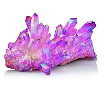 PURPLE AURA CRYSTAL CLUSTER