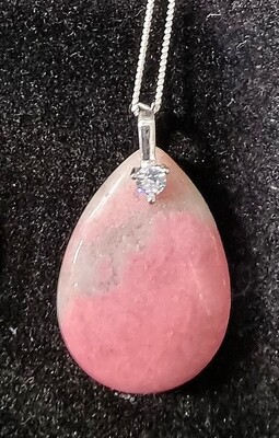 Petalite Crystal 925 Sterling Silver Necklace