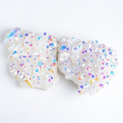 Angel Aura Crystal Quartz Points Rainbow Quartz "Goddess Energy".