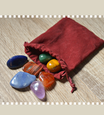7 Chakra Crystals Set - Seven Chakra Kit - Natural Stone Crystals