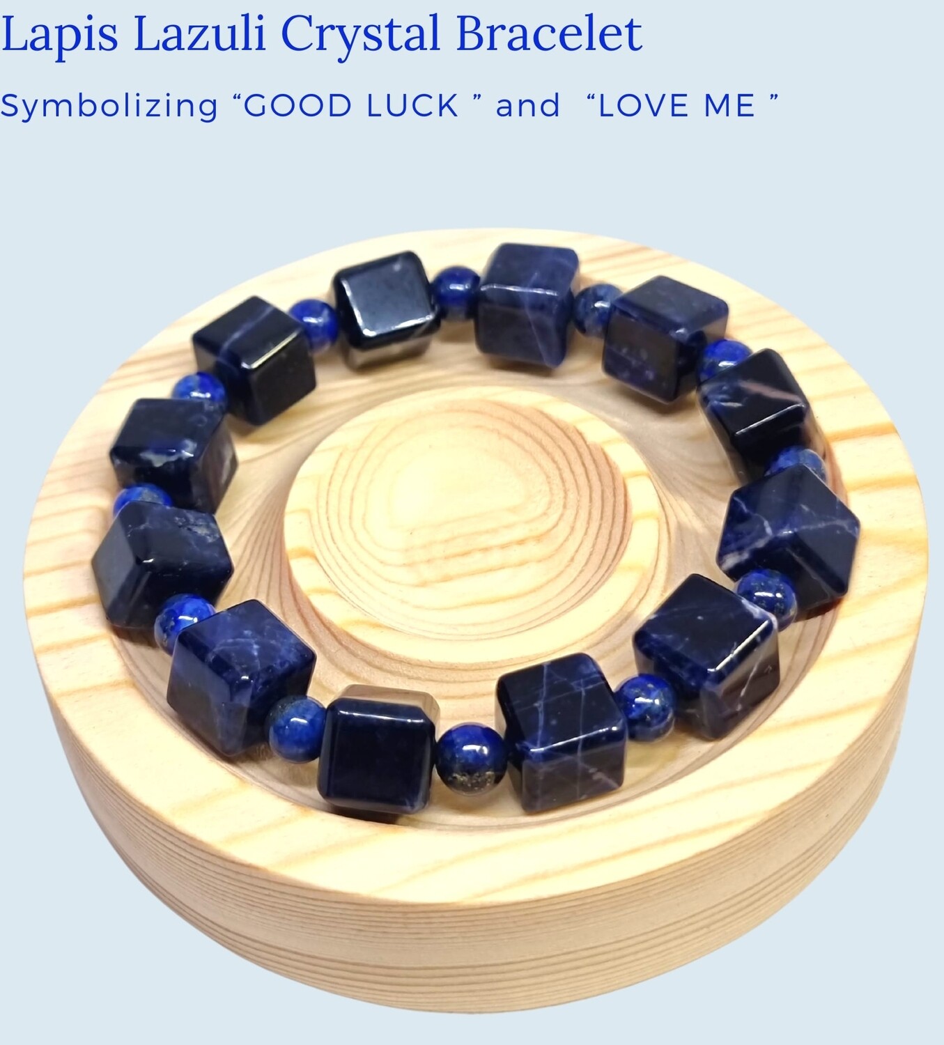 LAPIS LAZULI CRYSTAL BRACELET