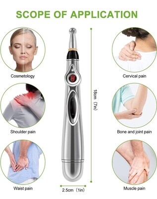 Acupuncture Massage Pen Muscles Meridians Pain and Stress Relief 