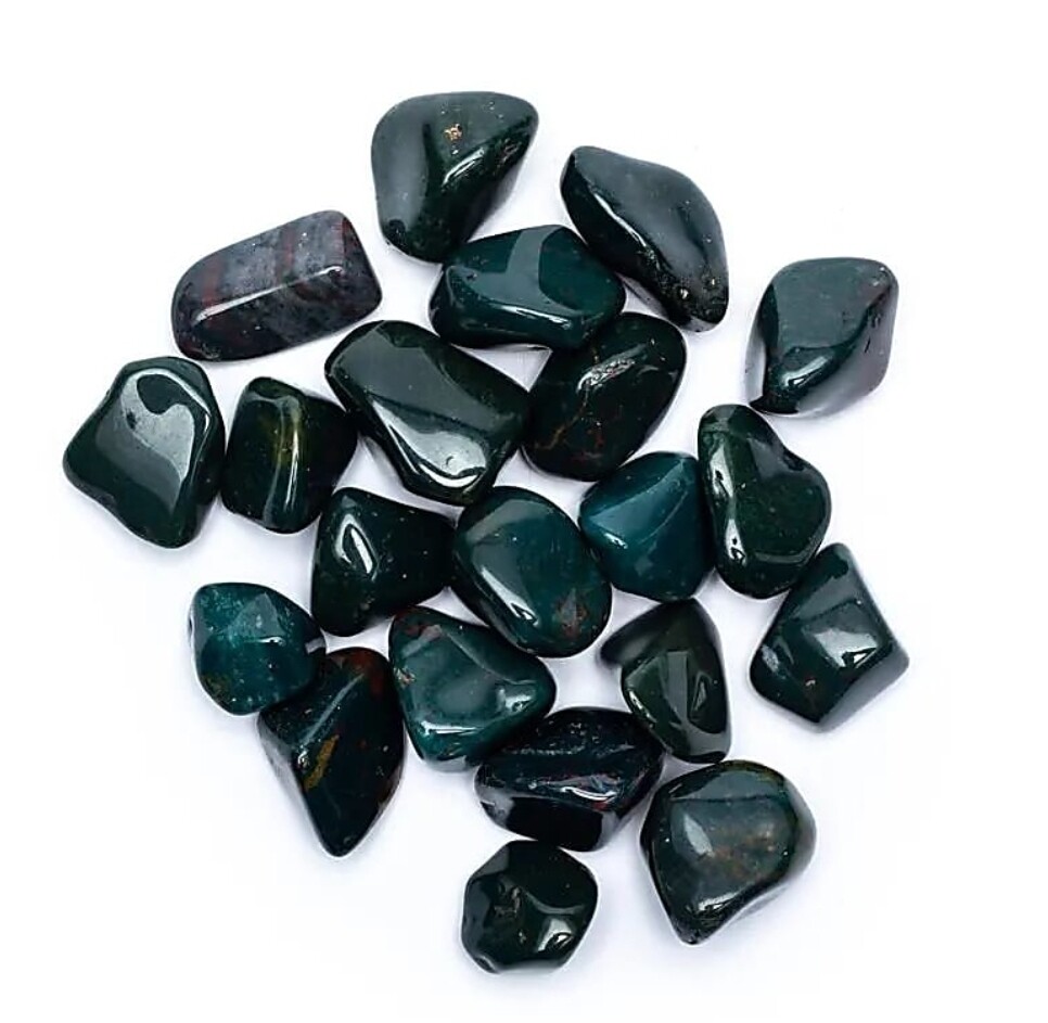 Bloodstone crystal (Heliotrope) Tumbled ~Energy 