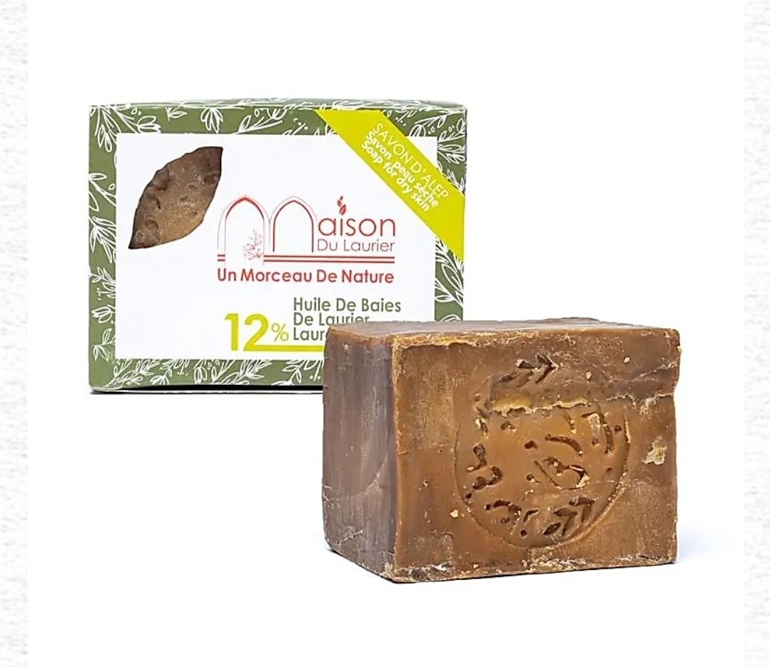 Maison du Laurier Aleppo organic soap 12%