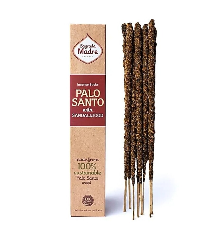 Sagrada Madre Palo Santo incense with Sandalwood 