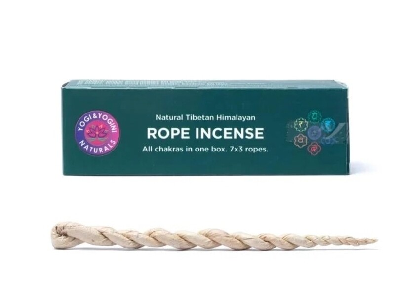 Chakra Incense Rope Sticks Set 7packs x 3pcs ropes