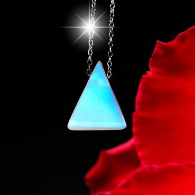 Moonstone Crystal Necklace 295 Sterling Silver Amulet
